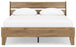 Deanlow Queen Platform Panel Bed with 2 Nightstands