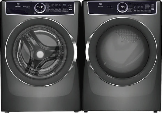 Electrolux Grey 7537 Series Washer and Gas Dryer Set