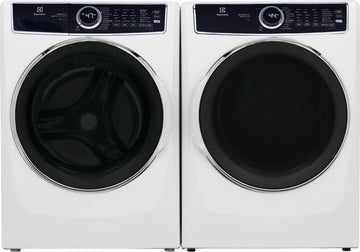 Electrolux Laundry pair 5.2 Cu. Ft. Front-Load Washer and 8 Cu. Ft. Electric Dryer 763BW
