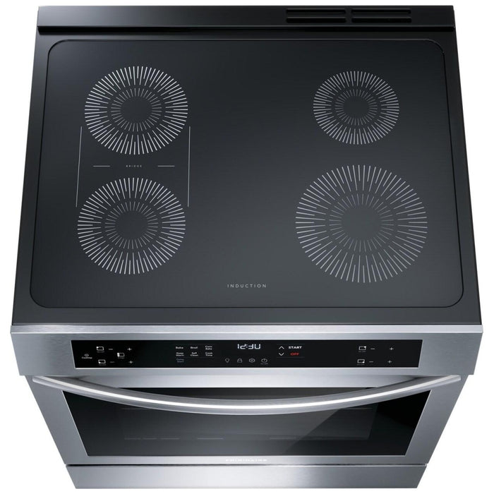 Frigidaire FCFI308CAS 30'' Front Control Induction Range with Convection Bake in Stainless Steel