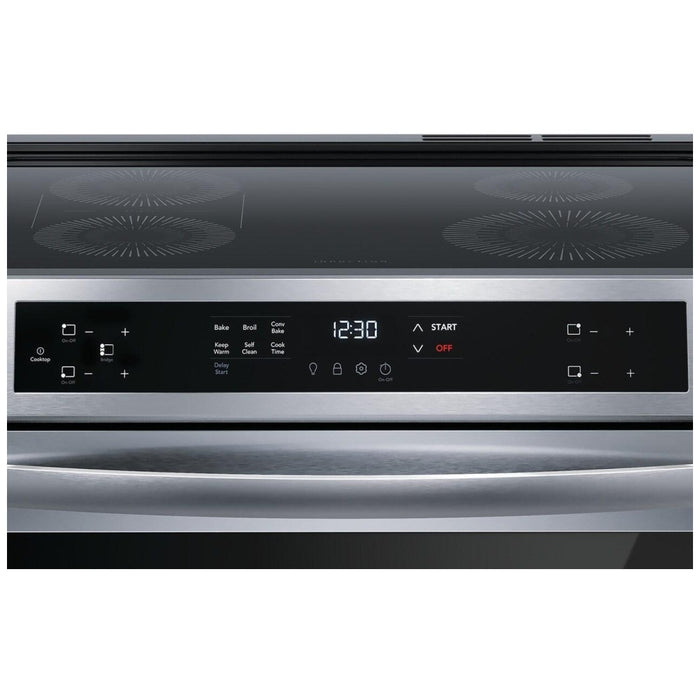 Frigidaire FCFI308CAS 30'' Front Control Induction Range with Convection Bake in Stainless Steel