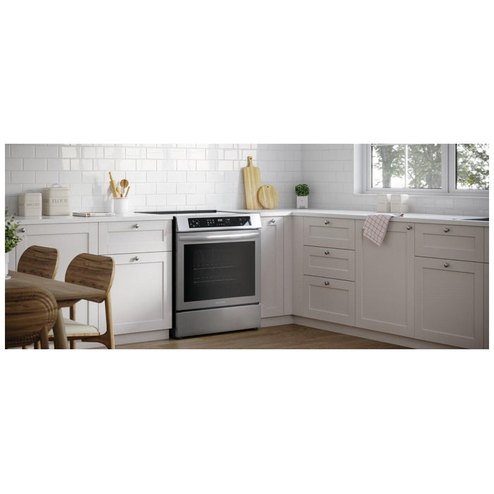 Frigidaire FCFI308CAS 30'' Front Control Induction Range with Convection Bake in Stainless Steel