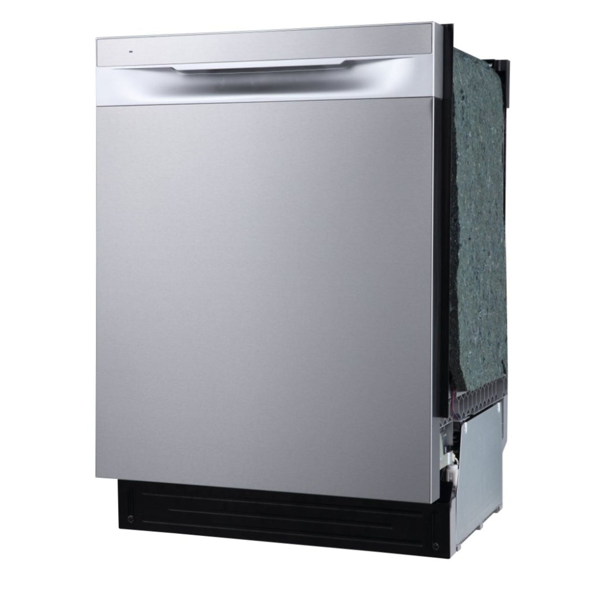 GE & Frigidaire Stainless 3-Piece Kitchen Package — 30" Gas Range, 31" Bottom-Freezer Fridge & 24" Dishwasher