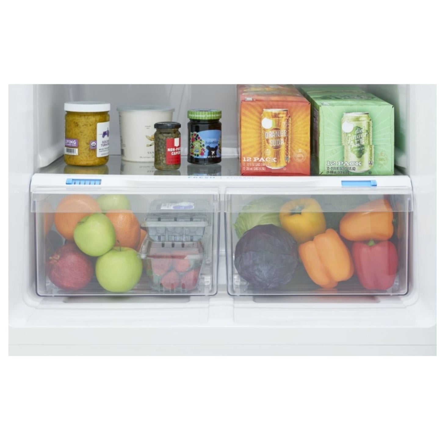Frigidaire 18.2 cu. ft. Top Freezer Refrigerator FFHT1814YW