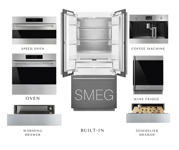 Smeg Classic Series 7-Piece Luxury Kitchen Suite | Professional Stainless Steel