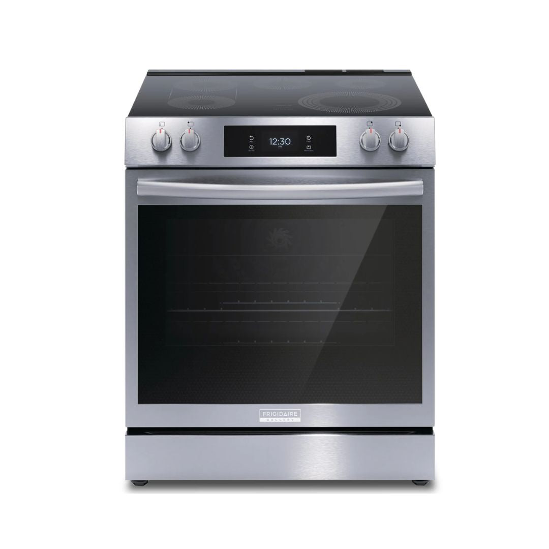 Samsung and Frigidaire Gallery 5 Piece Kitchen + Laundry Appliances Bundle