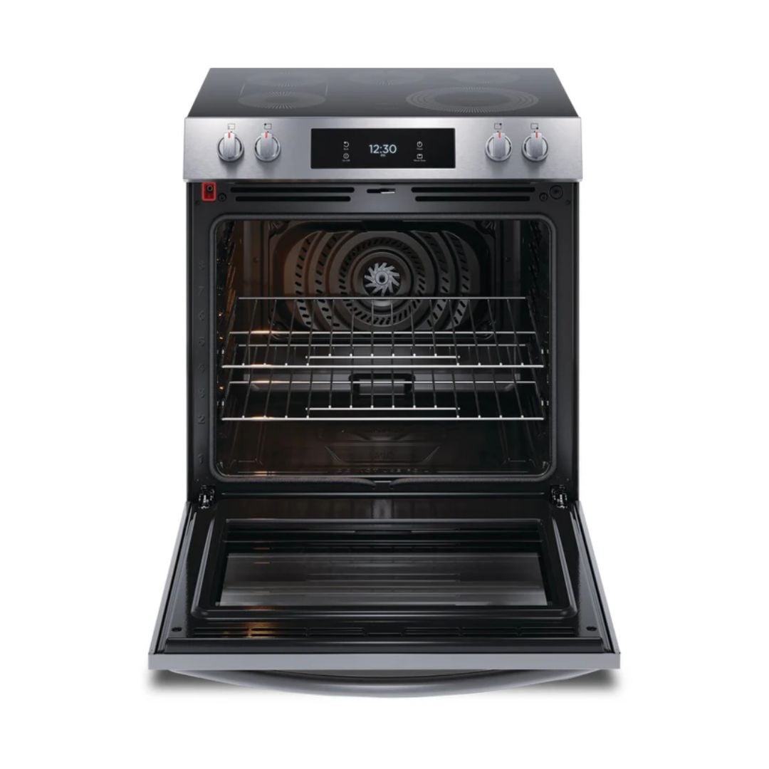 Samsung and Frigidaire Gallery 5 Piece Kitchen + Laundry Appliances Bundle