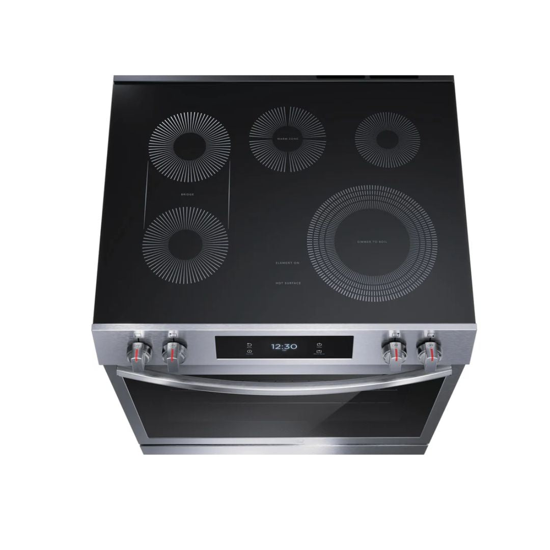 Samsung and Frigidaire Gallery 5 Piece Kitchen + Laundry Appliances Bundle