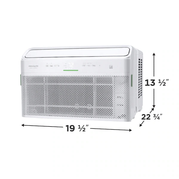 Frigidaire Gallery GHWQ125WD1 12,000 BTU U-Shape Window Room Air Conditioner with Inverter and Wi-Fi (Energy Star) in White