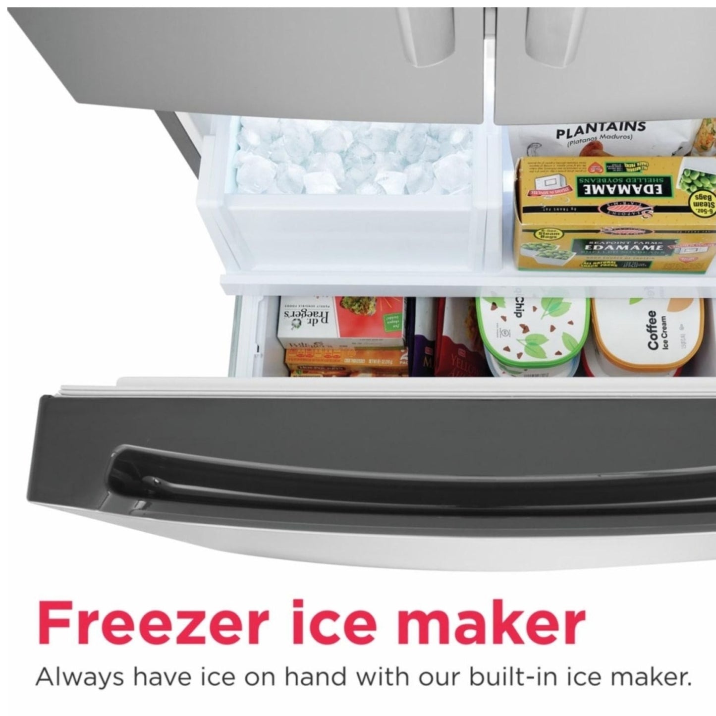 Frigidaire Gallery  20.0 Cu. Ft. French Door Refrigerator in Stainless Steel GRFN2023AF