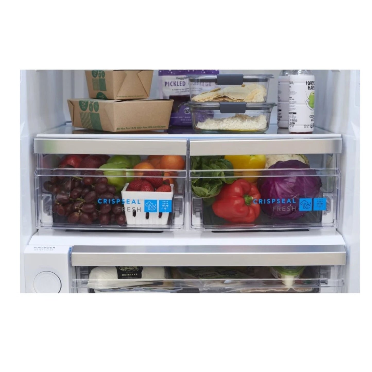 Frigidaire Gallery  20.0 Cu. Ft. French Door Refrigerator in Stainless Steel GRFN2023AF