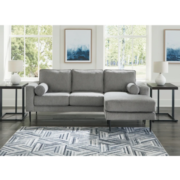 Hazela Sofa Chaise in Charcoal