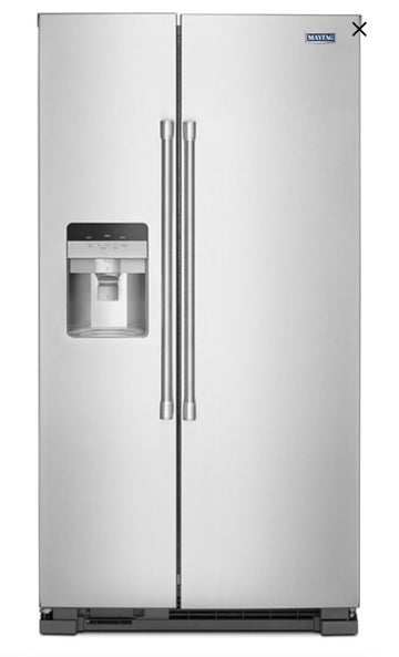 Maytag 36-Inch 25 cu.ft. Side-by-Side Refrigerator MSS25C4MGZ