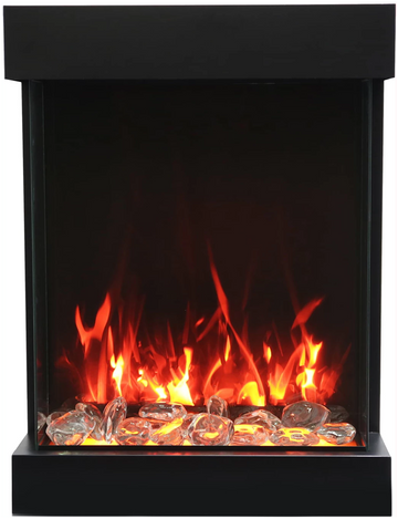 Amantii 2939-TRU-VIEW-XL Tru-View 29" Built-In Three Sided Electric Fireplace