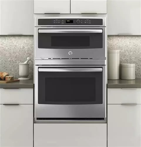 GE JT3800SHSS 30" Combination Double Wall Oven in Stainless Steel