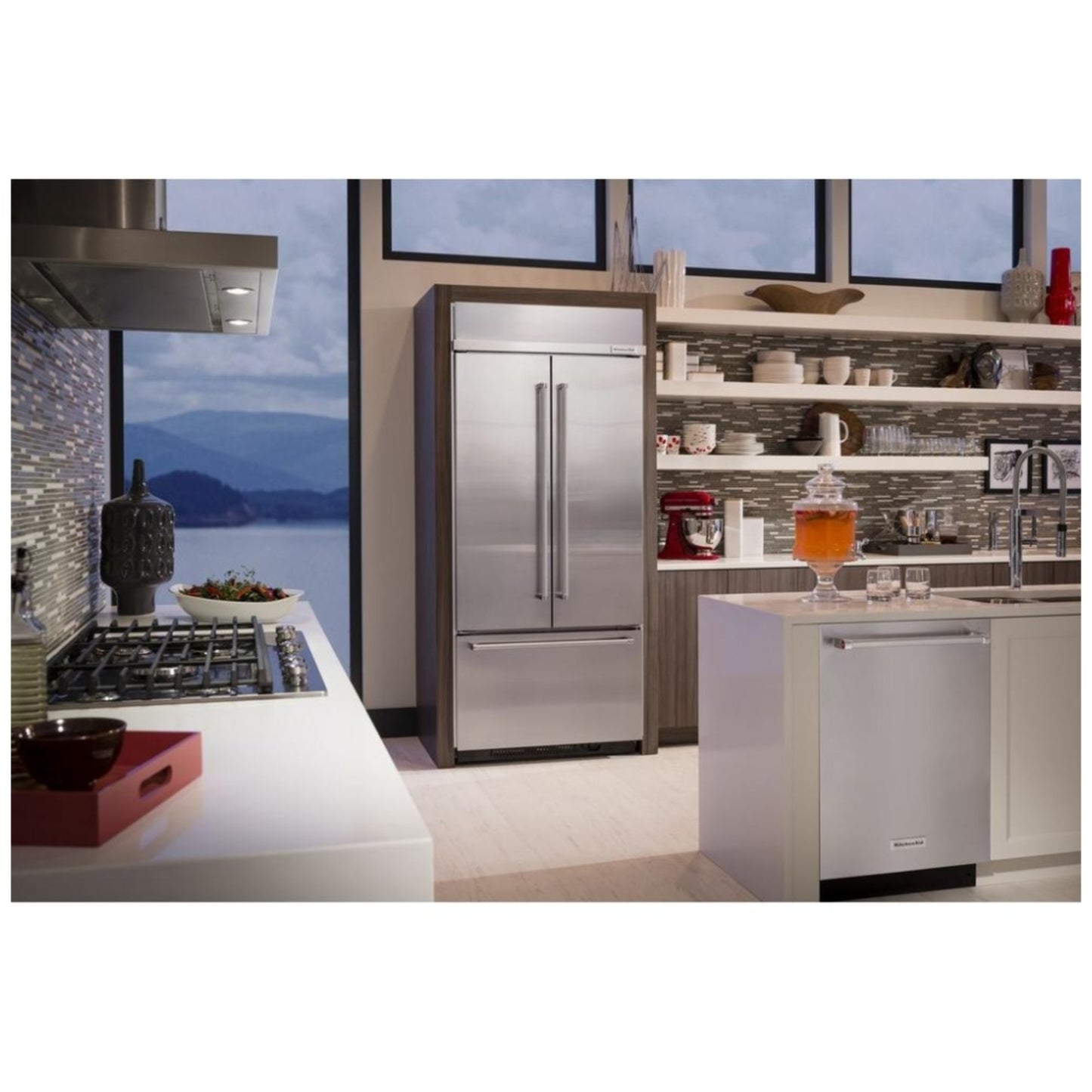 KitchenAid KBFN506ESS 36" Built-In French Door Refrigerator