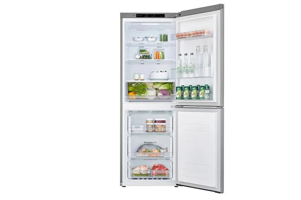 LG LRDNC1004W 24" Counter Depth Bottom Freezer Refrigerator with Smart Inverter, 10.8 cu.ft.