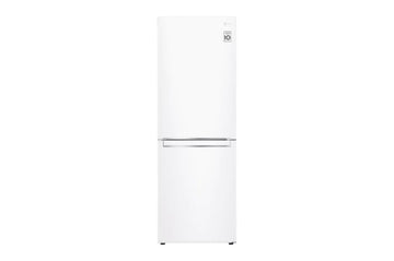 LG LRDNC1004W 24" Counter Depth Bottom Freezer Refrigerator with Smart Inverter, 10.8 cu.ft.