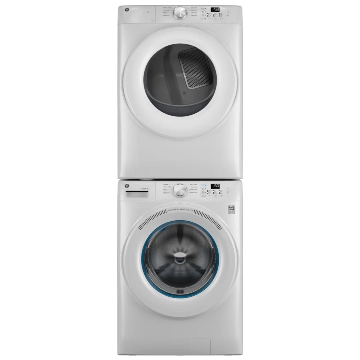 GE 3-Piece Stackable Front Load Laundry Set