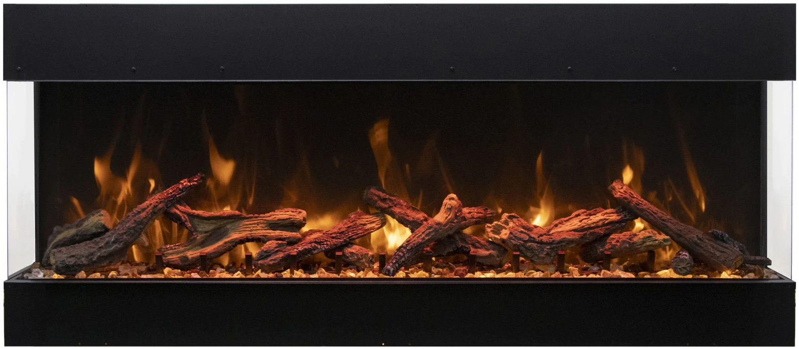 Amantii TRV-55-BESPOKE Tru View Bespoke 3-Sided Built-In Electric Fireplace