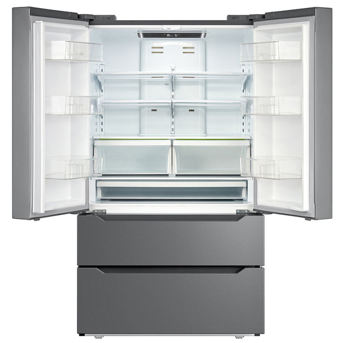 Moffat 36" wide Counter Depth French-Door Refrigerator Stainless Steel - MWE22FYPKFS