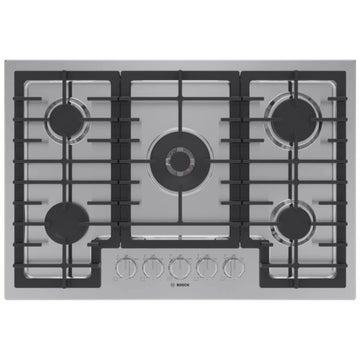 Bosch 30 inch wide 800 Series NGM8058UC Gas Cooktop