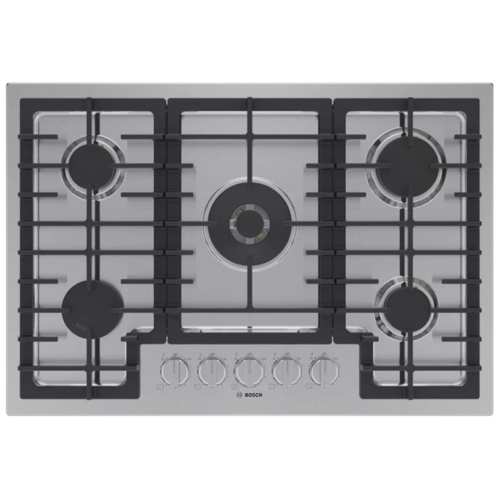 Bosch 30 inch wide 800 Series NGM8058UC Gas Cooktop