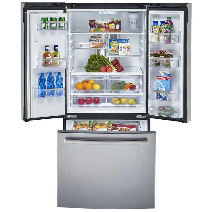 GE Profile PFE24HYRKFS 23.6 Cu. Ft. Refrigerator Energy Star Refrigerator Fingerprint Resistant Stainless Steel