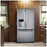 GE Profile PFE24HYRKFS 23.6 Cu. Ft. Refrigerator Energy Star Refrigerator Fingerprint Resistant Stainless Steel