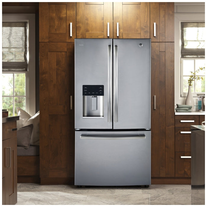 GE Profile PFE24HYRKFS 23.6 Cu. Ft. Refrigerator Energy Star Refrigerator Fingerprint Resistant Stainless Steel