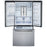 GE Profile PFE24HYRKFS 23.6 Cu. Ft. Refrigerator Energy Star Refrigerator Fingerprint Resistant Stainless Steel