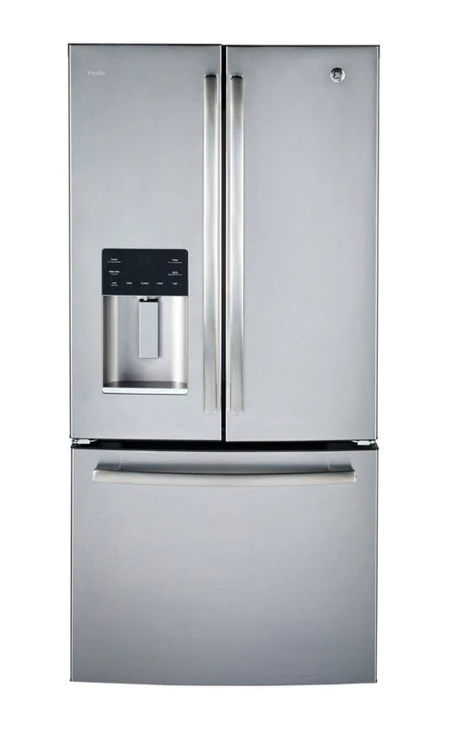 GE Profile 33" Counter Depth French Door Refrigerator - PYE18HYRKFS