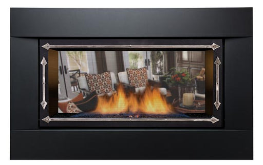 Sierra Flame Palisade 36" Liquid Propane Deluxe See-Thru Direct Vent Linear Gas Fireplace  - PALISADE-36-DELUXE-LP
