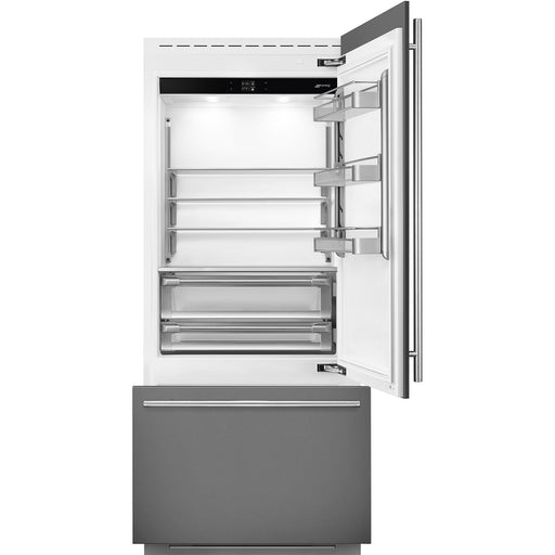 SMEG RBMU36R 36" Built-In Bottom Mount Refrigerator