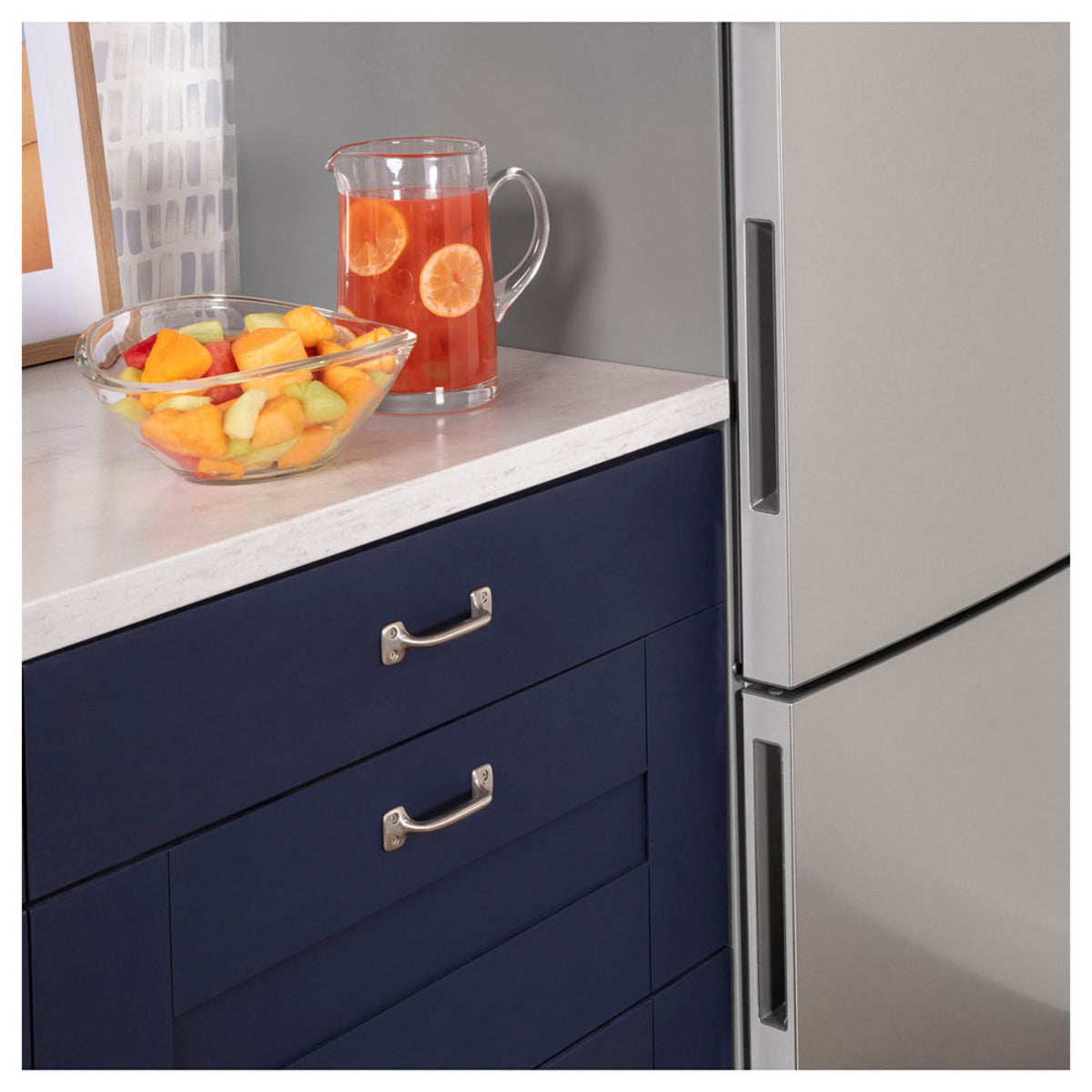 GE & Frigidaire Stainless 3-Piece Kitchen Package — 30" Gas Range, 31" Bottom-Freezer Fridge & 24" Dishwasher