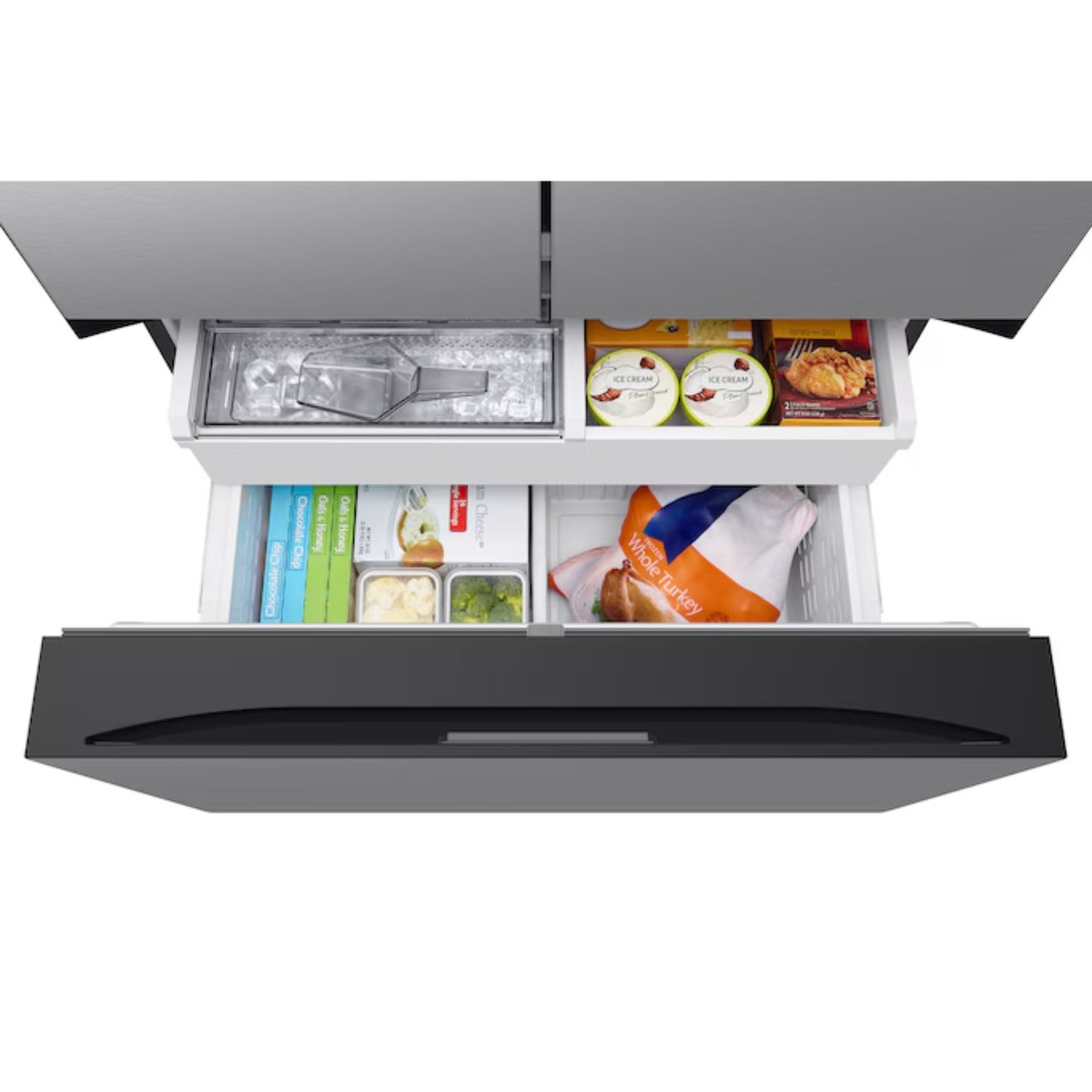 OpenBox - Samsung 36" 24 Cu. Ft. Bespoke Counter-Depth Refrigerator RF24BB6200QLAA