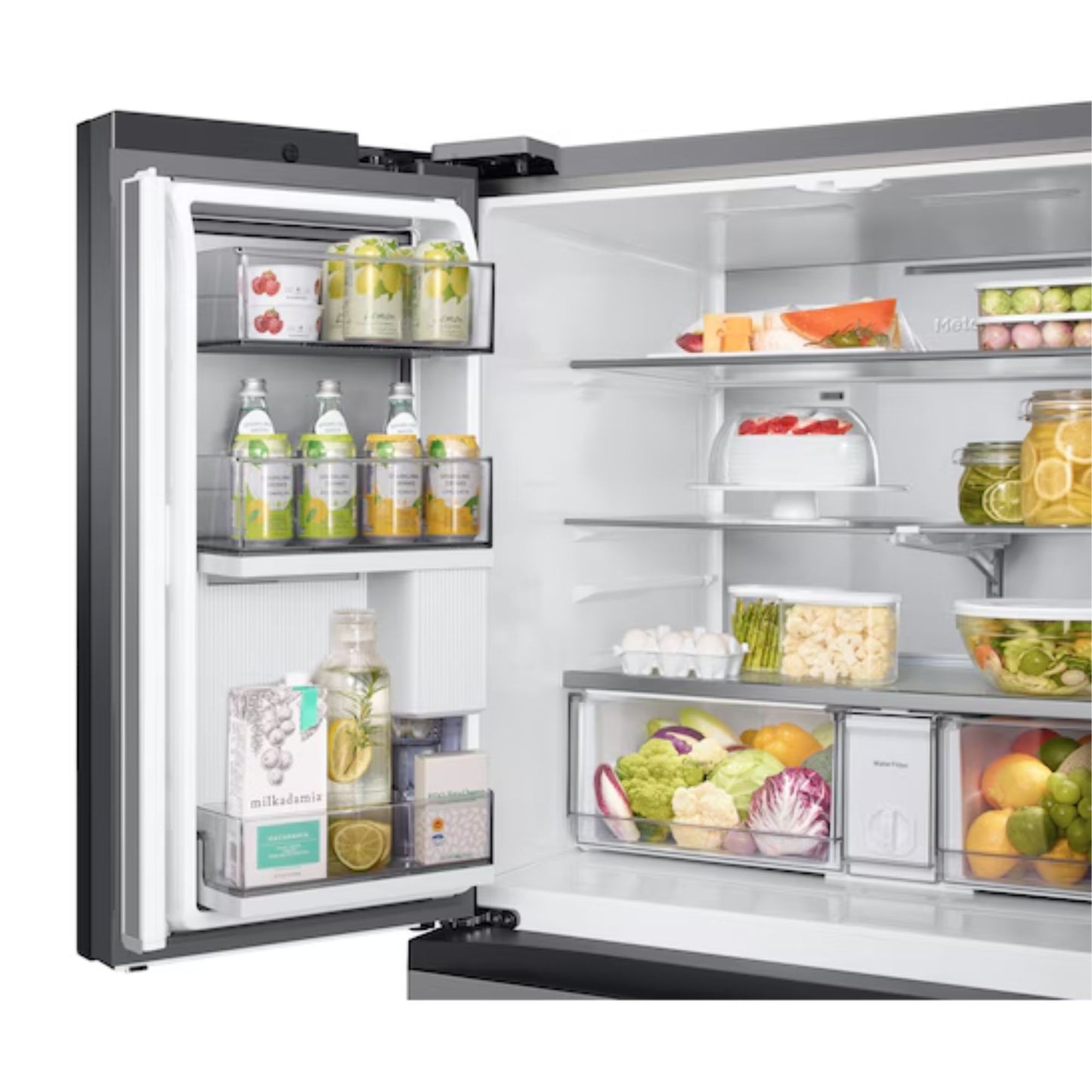 Samsung 36" 29 cu.ft. Bespoke 4 Door French Door Refrigerator RF29BB8600QLAA