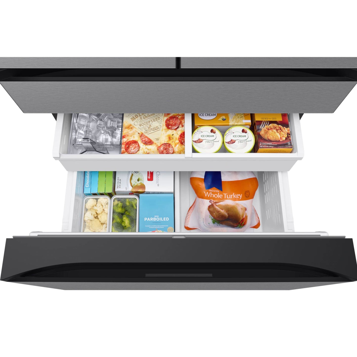 Samsung RF70F29DERAA — Bespoke 29 cu. ft. 4-Door French Door Refrigerator (Floor Model)