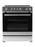 Danby DRRM300BSSC 30” Slide in Smooth Top Electric Range with Knob Controls in Stainless Steel