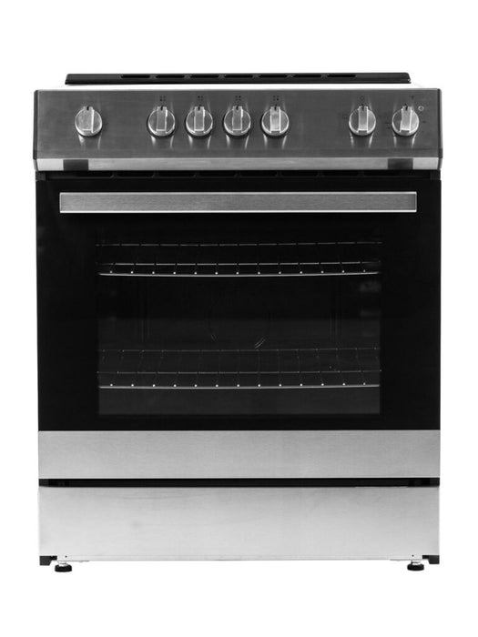 Danby DRRM300BSSC 30” Slide in Smooth Top Electric Range with Knob Controls in Stainless Steel