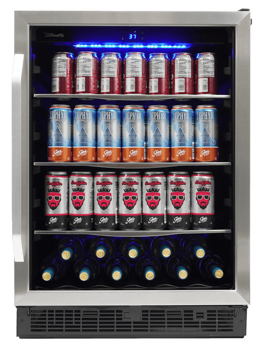 Silhouette SBC057D1BSS Riccotta – 24″ Single Zone Beverage Center