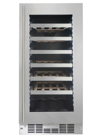 Silhouette SPRWC031D1SS 28 Bottle Built-in Wine Cooler in Stainless Steel
