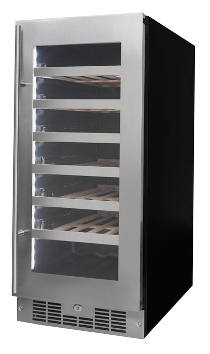 Silhouette SPRWC031D1SS 28 Bottle Built-in Wine Cooler in Stainless Steel