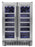 Silhouette DWC047D1BSSPR Napa – 24” French Door Wine Cooler