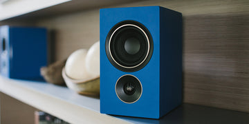 PSB Speakers - Alpha iQ Streaming Powered Speakers with BluOS - Blue