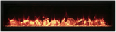 Amantii SYM-74 Symmetry Smart Electric Fireplace