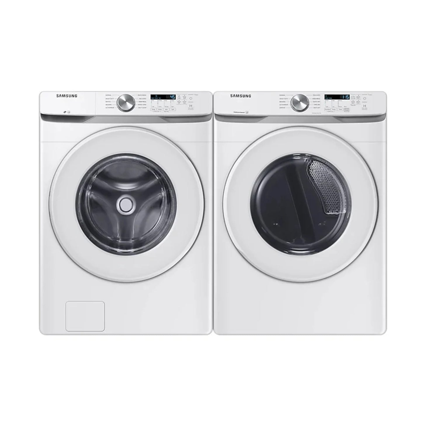 Samsung WF45T6000AW & DVE45T6005W Laundry Pair