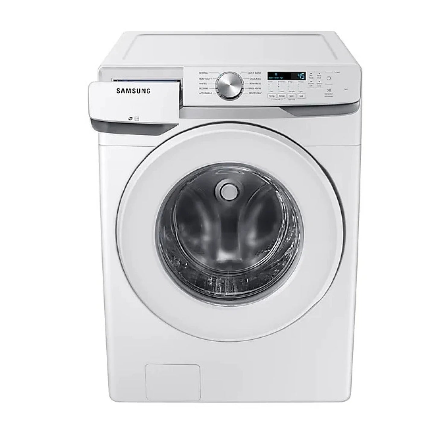 Samsung WF45T6000AW & DVE45T6005W Laundry Pair
