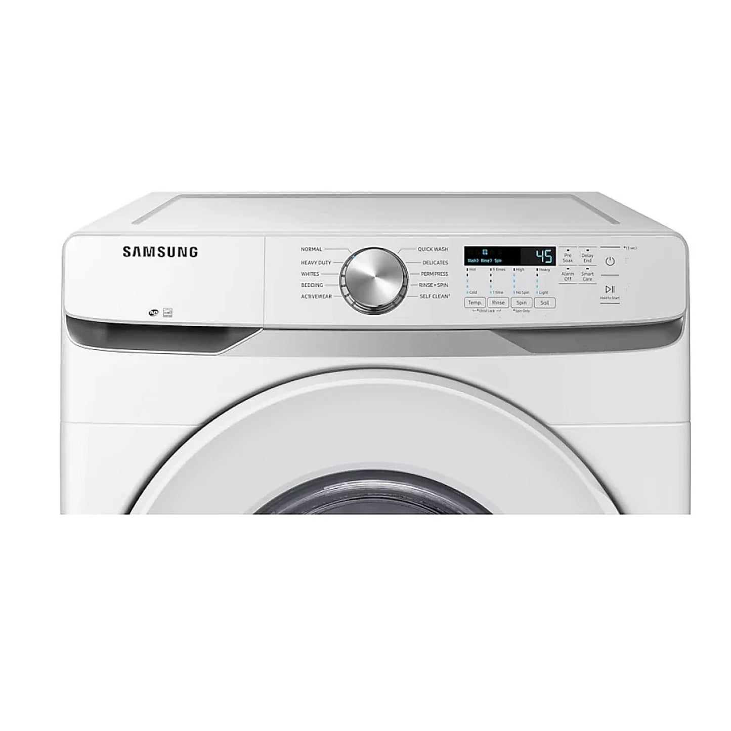 Samsung WF45T6000AW & DVE45T6005W Laundry Pair
