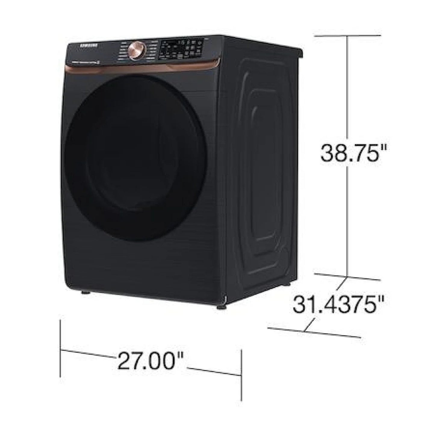 Samsung WF50BG8300AVUS Washer & DVE50BG8300VAC Electric Dryer Pair